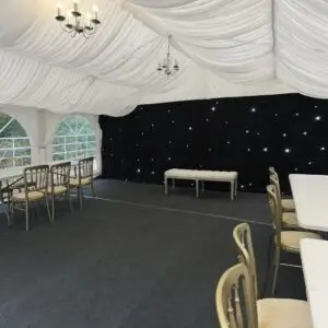 6m x 6m - 65 Guest Garden Party Tent Marquee