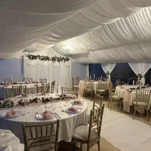 6m x 8m - 70 Guest Garden Party Tent Marquee