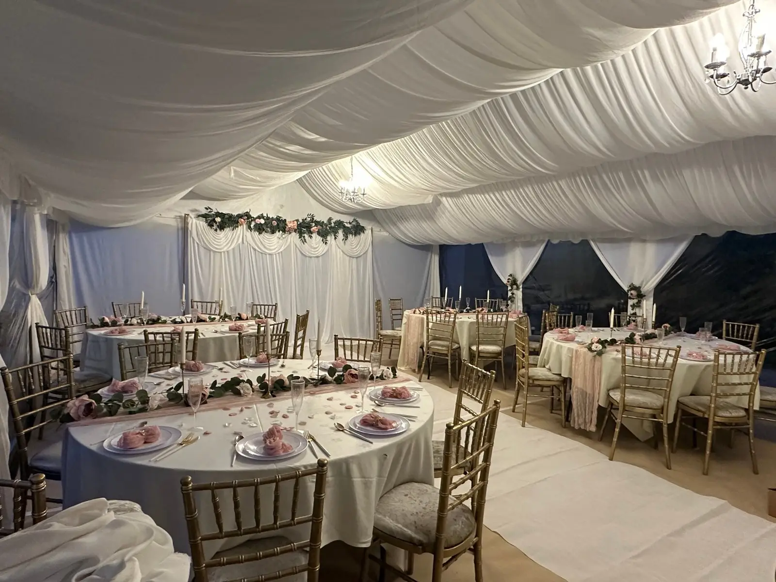6m x 8m - 70 Guest Garden Party Tent Marquee